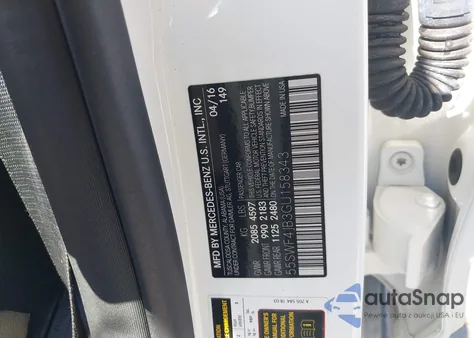 2016 Mercedes-Benz C 300 Luxury/Sport из США, поврежденный, VIN 55SWF4JB3GU158343